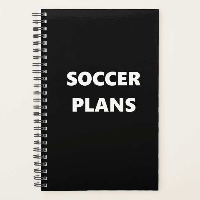 Agenda Planner de futebol Planner de temas esportivos (Frente)