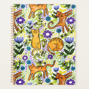 Agenda Planner de Gatos de Jardim