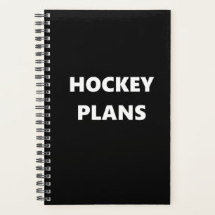 Agenda Planner de hóquei sobre temas esportivos