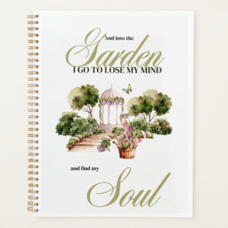 Agenda Planner de jardinagem de plantas