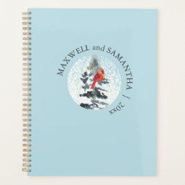 Agenda Planner de Natal Watercolor Winter Wonderland