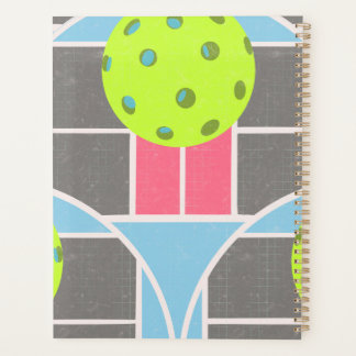 Agenda Planner de Pickleball moderno esculpido