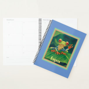 Agenda Planner de Sapo de Árvore Vermelha da Selva Selvag