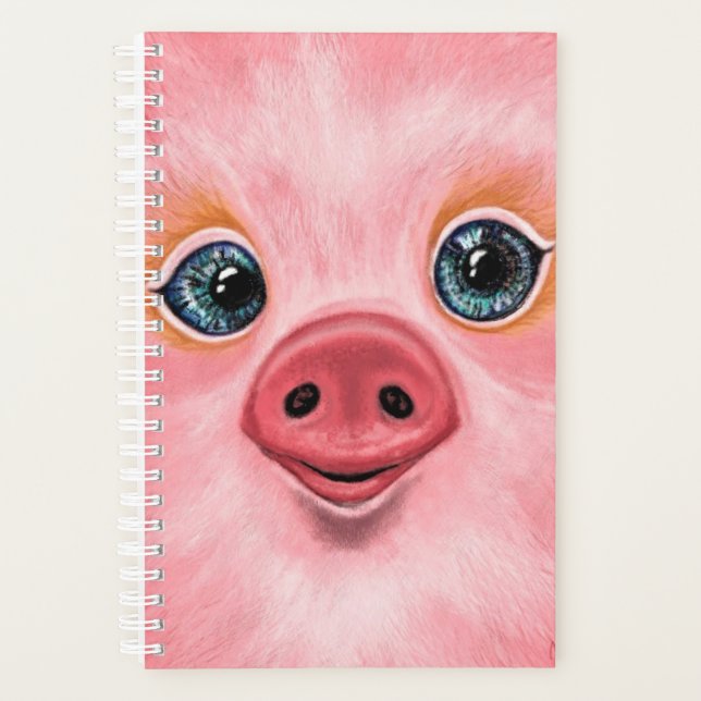 Agenda Planner de Suínos Feliz (Frente)