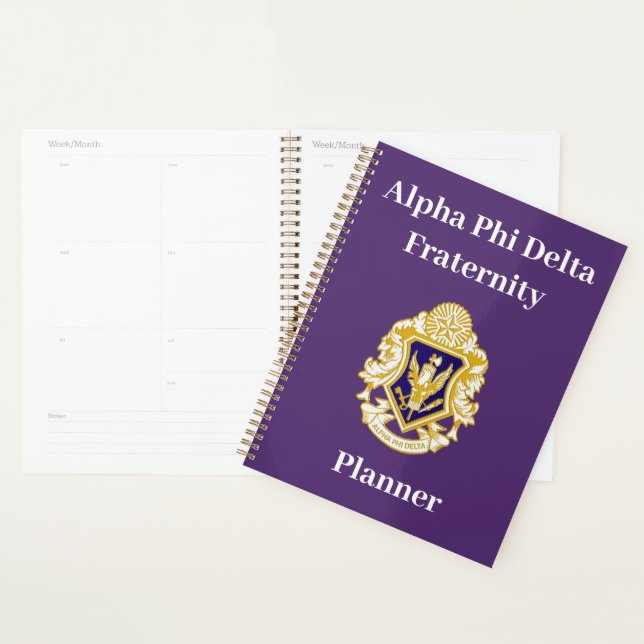 Agenda Planner Delta do Phi Alpha (Exibição)