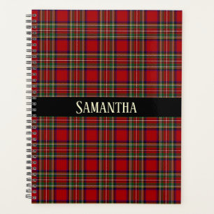 Agenda Planner Design da Xadrez Vermelha