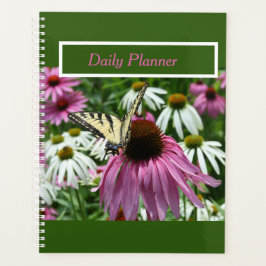 Agenda Planner Diário da Borboleta do Swallowtail Tigre