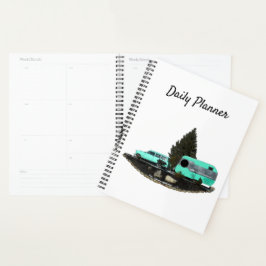 Agenda Planner Diário do Retro Camping Car