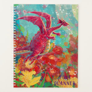 Agenda Planner do Dragão Flor