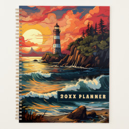 Agenda Planner do farol sunset