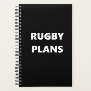 Agenda Planner do Rugby Planner do Tema Desportivo