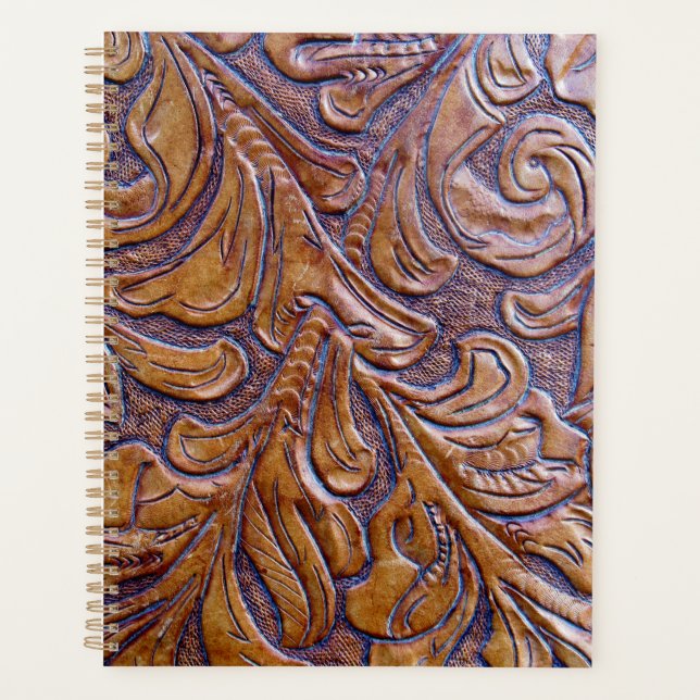 Agenda Planner Emboscada Com Purga De Couro (Frente)