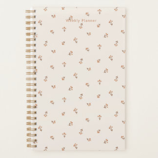 Agenda Planner espiral do Ouro Cobrir duro por Eva Cathar