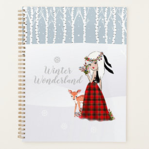 Agenda Planner espiral Wonderland de inverno