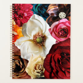 Agenda Planner Floral do Jardim de Algodão de Anthologia