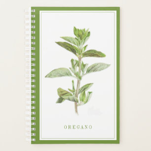 Agenda Planner FRESCO OREGANO 5.5x8.5 / Verde