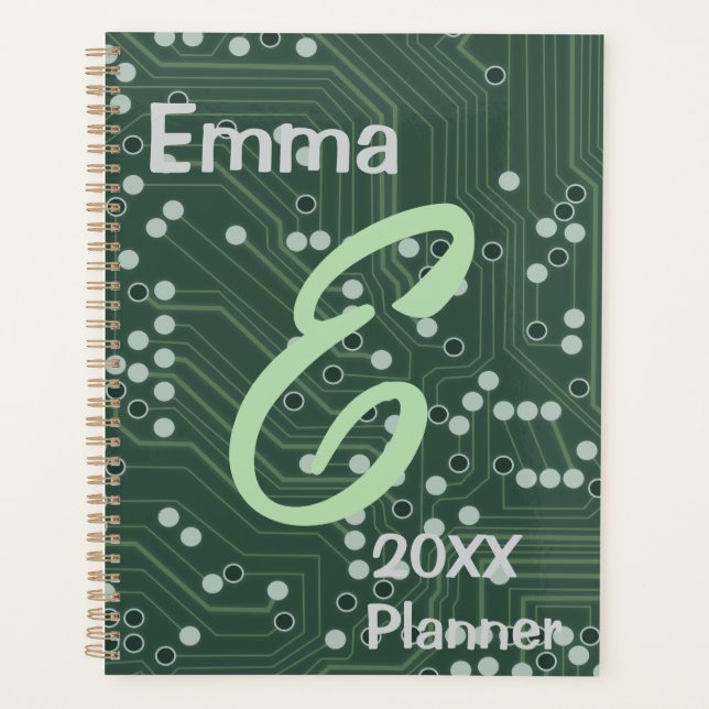 Agenda Planner, Fundo Verde do Circuito (Frente)