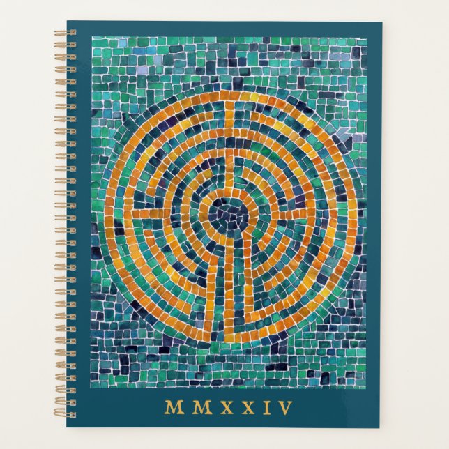 Agenda Planner LABYRINTH II 8,5x11 + Texto (Frente)