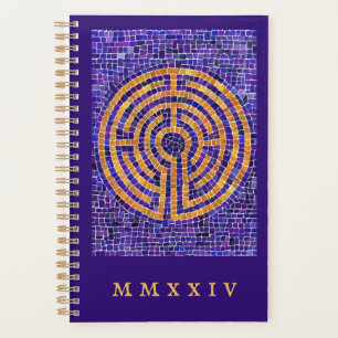 Agenda Planner LABYRINTH MOSAIC 5.5x8.5 + Texto