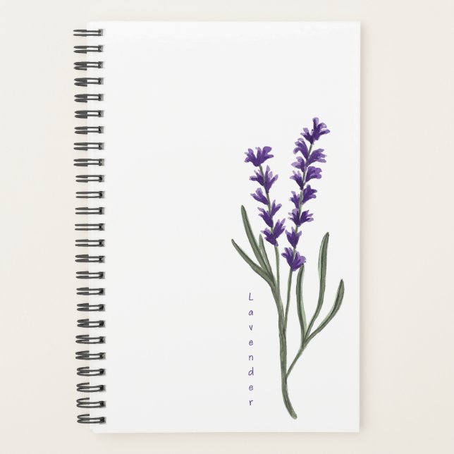 Agenda Planner lavanda (Frente)