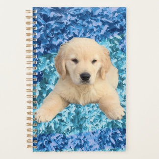Agenda Planner - Ouro Retriever Puppy