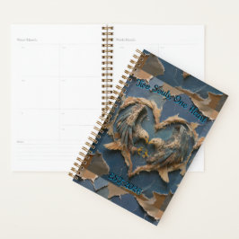 Agenda Planner Paper Cut Eagle Two Souls One Heart