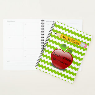 Agenda Planner Personalizado de Lápis/Apple