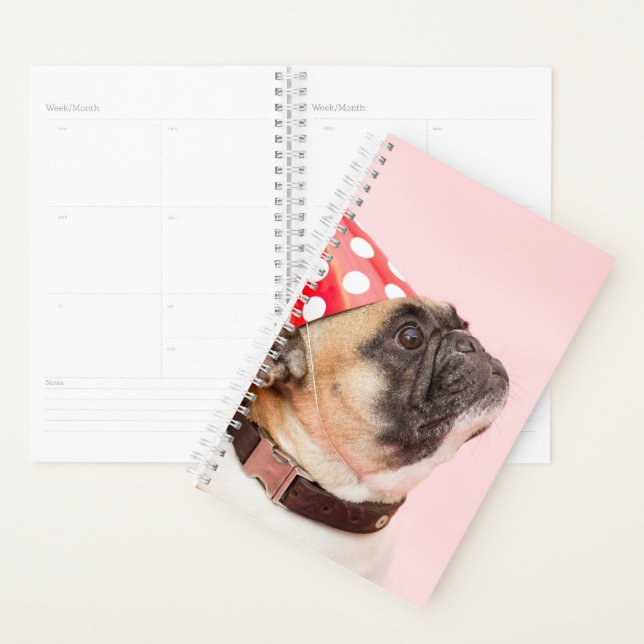 Agenda Planner Pug (Exibição)