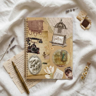 Agenda Planner Romântico de Diários Vintage