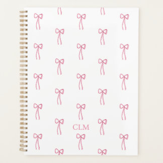 Agenda Planner Rosa Arco Monograma