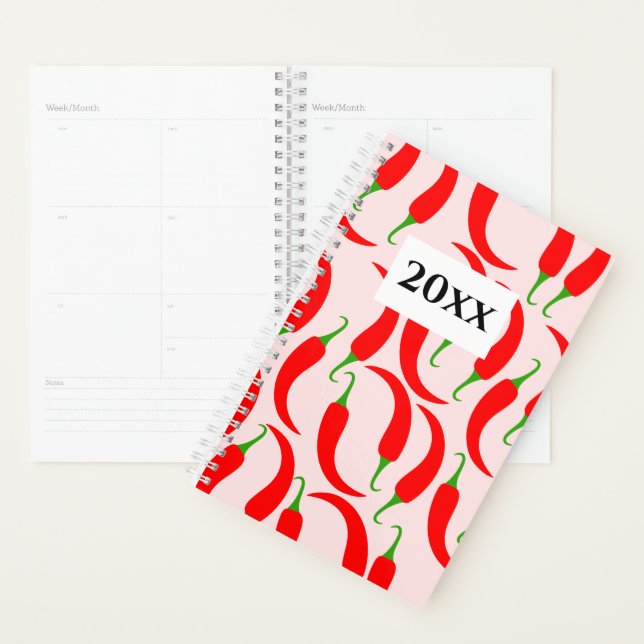 Agenda Planner Rosa Pimentos (Exibição)