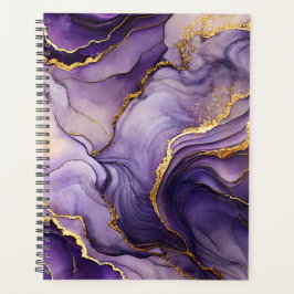 Agenda Planner Roxo Marcado