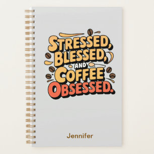 Agenda Planner sem igual, abençoado e café