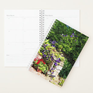Agenda Planner Sm - Purple Clematis na Parede