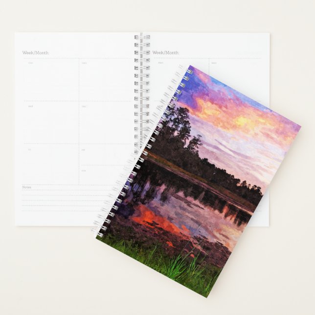 Agenda Planner Sm Sunset no Pond (Exibição)