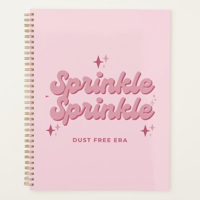 Agenda Planner Sprinkle com adesivos (Frente)