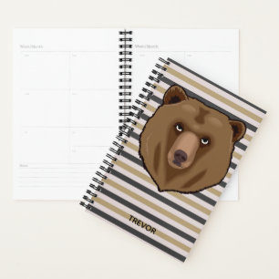 Agenda Planner Strike Cabeça de Urso