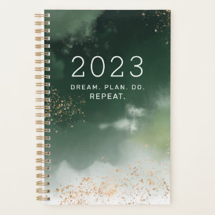 Agenda Plano de Sonho Moderno Repete Inspiração 2022 Pl