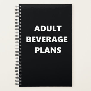 Agenda Planos Engraçados De Bebidas Adultas Humorosas