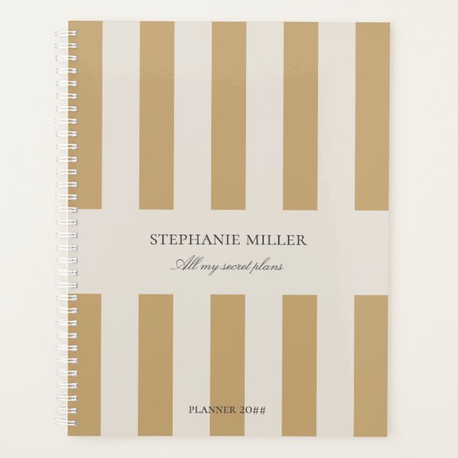 Agenda Planos secretos (Frente)