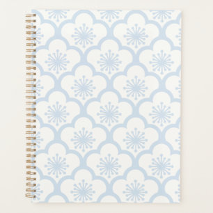 Agenda Pó de Sakura Suave Azul - Neutro