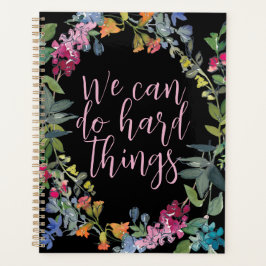 Agenda Podemos Fazer Coisas Duros, aspas inspiradoras Flo