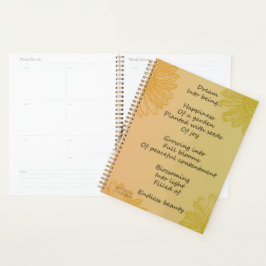 Agenda Poema Sonho (escrito por mim)