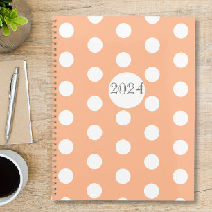 Agenda Polkadot Peach Fuzz Planner
