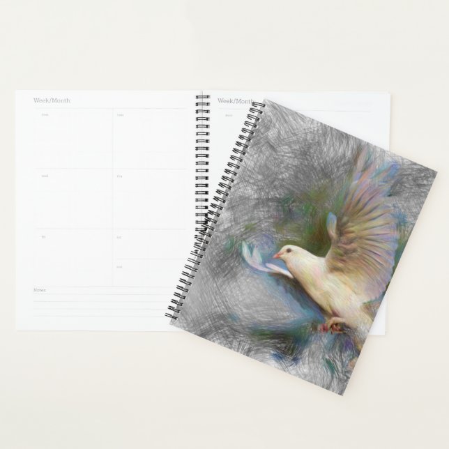 Agenda pomba de animais artísticos (Exibição)