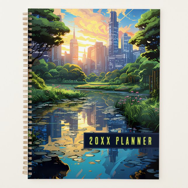 Agenda Pond em City Park (Frente)