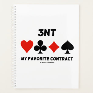 Agenda Ponte 3NT My Favorite Contract Quatro Card