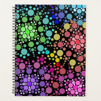 Agenda Pontos do mosaico coloridos