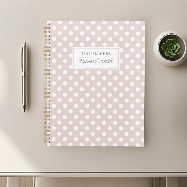 Agenda Pontos Pink Modernos (Criador carregado)