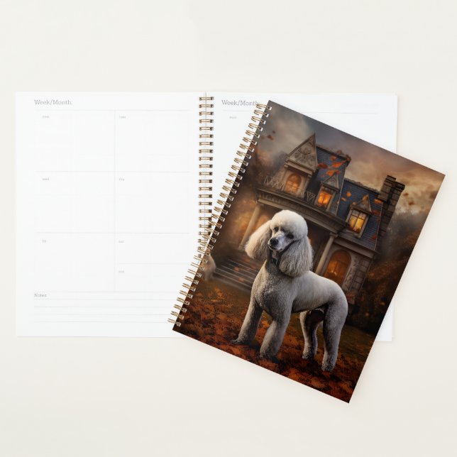 Agenda Poodle Halloween Assustador (Exibição)